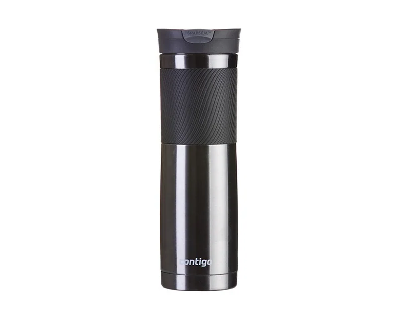720ml Contigo Gunmetal Byron Travel Mug Stainless Steel -Black