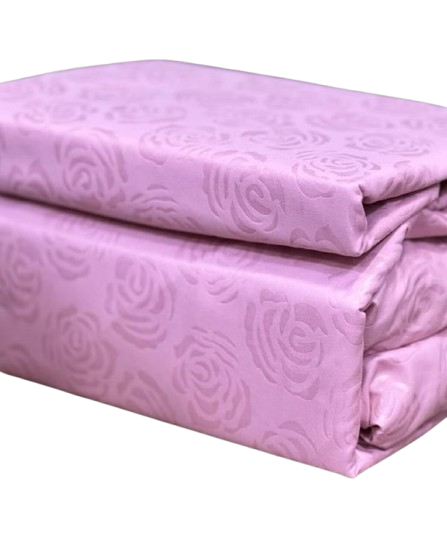 6x6 4pcs Fitted Bedsheets Set, 1 Fitted Sheet, 1 Flat Sheet And 2 Pillowcases - Purple