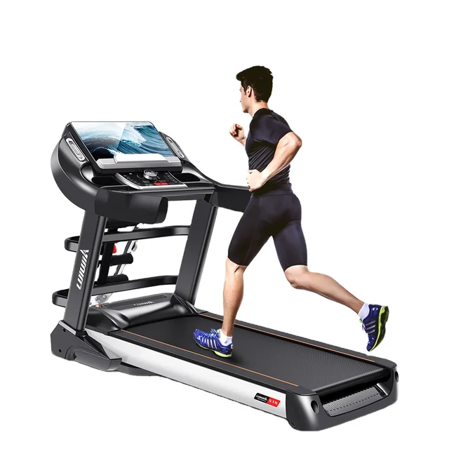 Foldable Treadmill  588 semi-commercial Machine- Black/ Silver