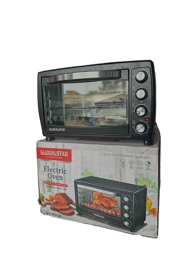 Globalstar 38L Electric Oven – Rotisserie, Convection, Interior Light &amp; Baking Function, Black