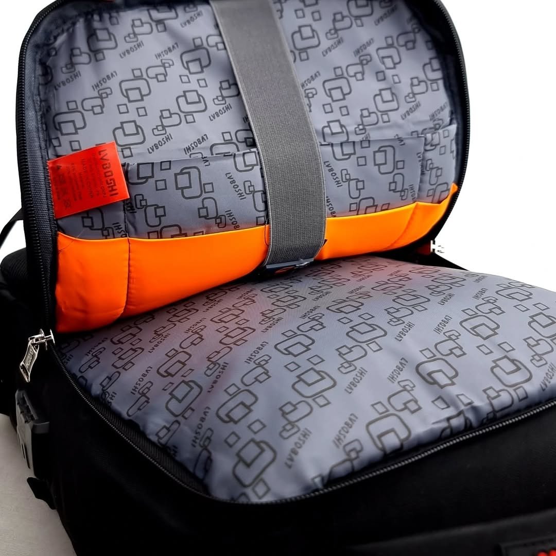 Men's Backpack Oxford Cloth Laptop Backpack Bag-Black