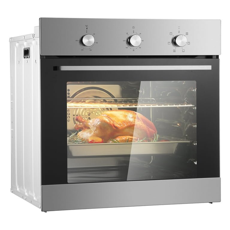 Hisense 60cm Built-in Electric Oven Stainless Steel HBO60203- Silver