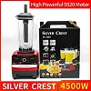 SilverCrest 4-Litre 4500W Heavy-Duty Blender – Red