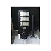 450W Integrated Solar LED Street Light with CCTV Camera - Black