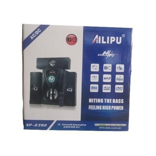 AILIPU 3.1 Bluetooth Multimedia Strong Bass Subwoofer 2392 - Black
