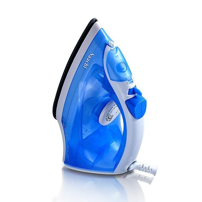 Saachi Electric Steam Iron with Nonstick Plate - Blue