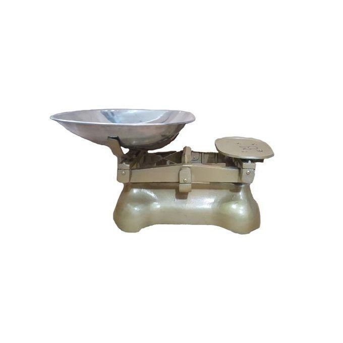 UNBS Certified Original Weighing Scale With 6 Stones - Gold