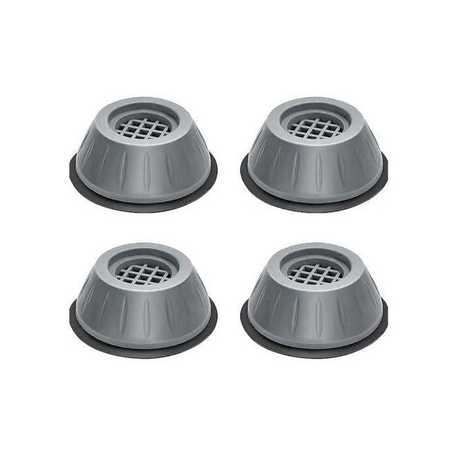 Refrigerator Stand, Washing Machine Pads, Anti Vibration Pads, Furniture Base Stand, Fridge Stands - Grey ,Black
