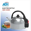 ADH 5L Electric Kettle - Stainless Steel, Cordless Fast Boil Kettle - Silver