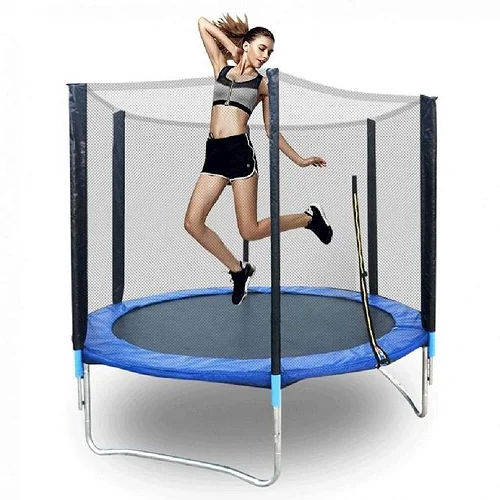 6FT Trampoline with Safety Net and Spring Protection