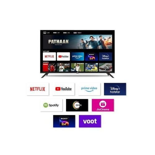 Smartec 50 Inch 4k VIDAA Smart Frameless TV With YouTube,  Netflix - 1YR Warranty