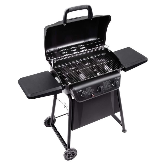Outdoor 3- gas burner stainless steel bbq grill (NOT ASSEMBLED)-