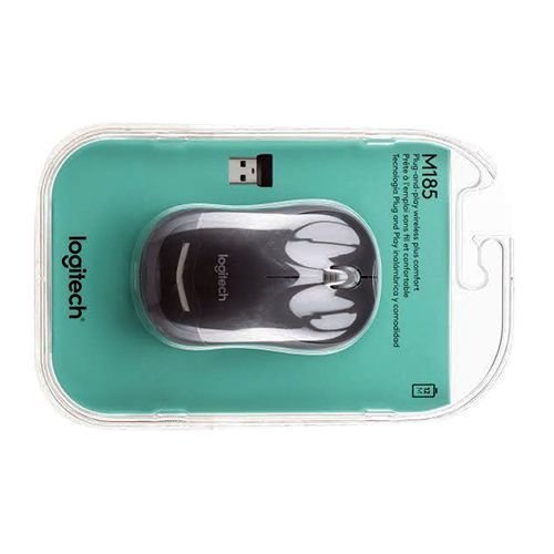 M185 Wireless Optical Mouse - Black