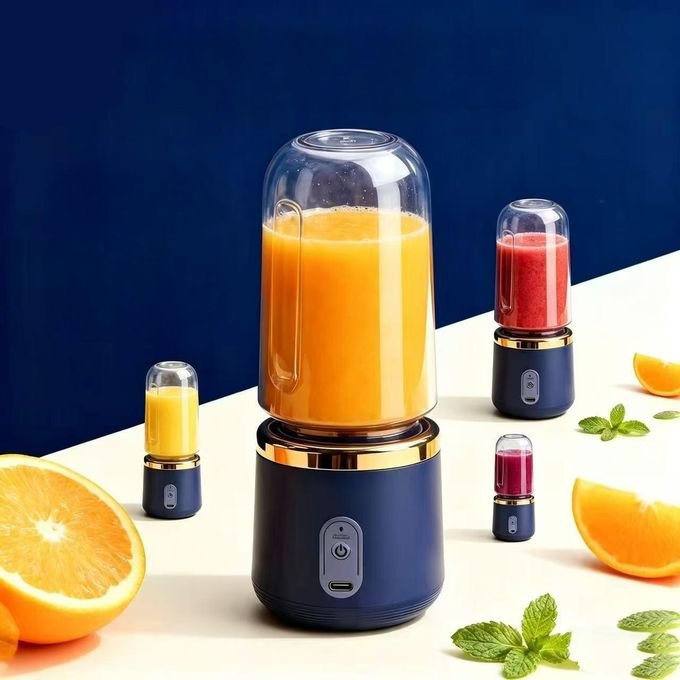 Rechargeable Portable Juicer Blender with a Mini Juice Cup - 2 in 1 with 6 Blades