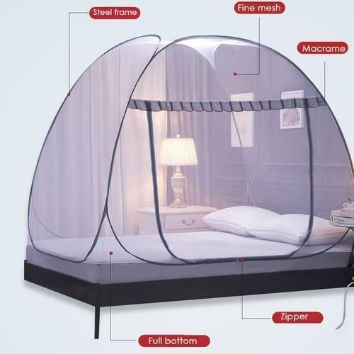 5x6 Folding Home Mosquito Net Tent Canopy White