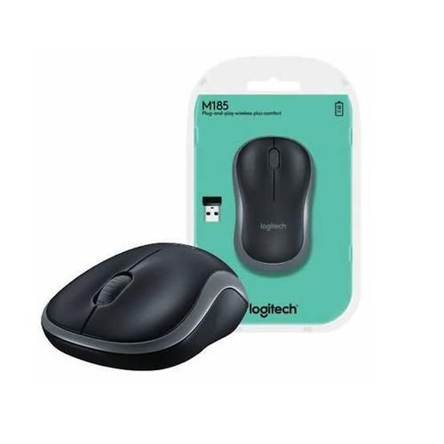 Logitech Wireless Optical Mouse  M185 - Black