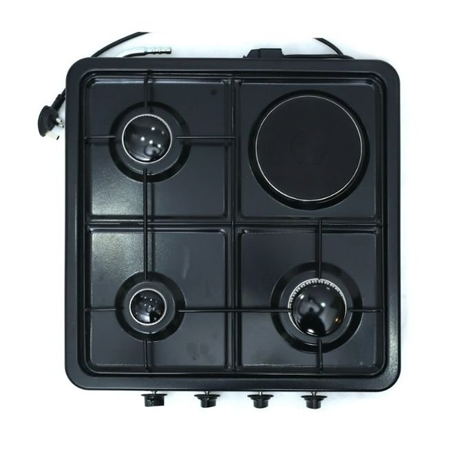 Blueflame 3 Gas +1 Electric Stove burner Table Top Cooker - Black
