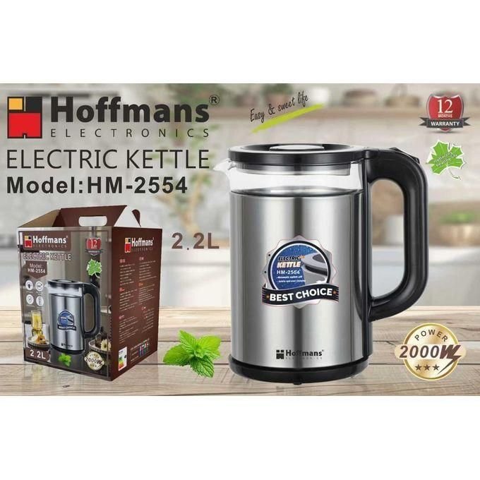 Hoffmans 2.2L Electric Kettle HM-2554 - Silver / Black / Red / Green
