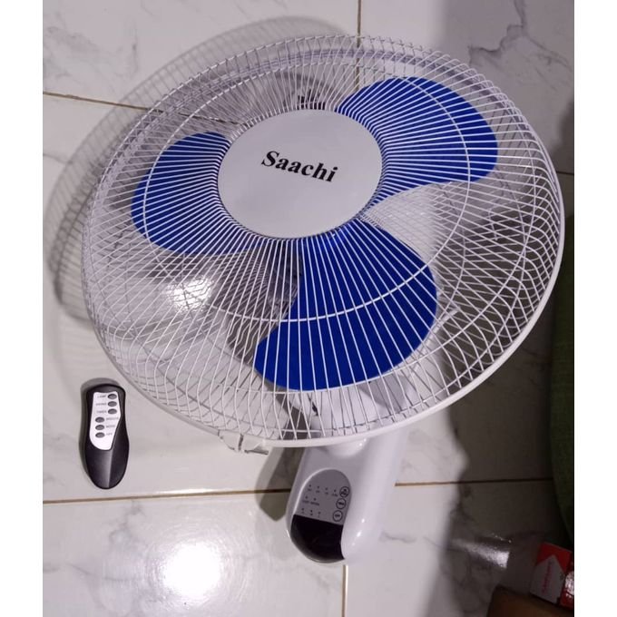 Saachi 16 Inch Wall Fan With Remote Control And 3 Speeds