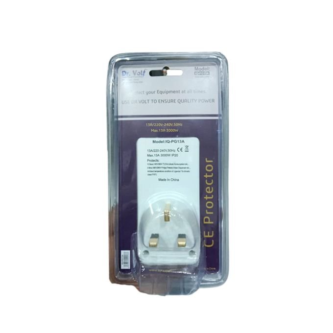 Dr. Volt Electric Power Guard For Protection Against High Voltages-White