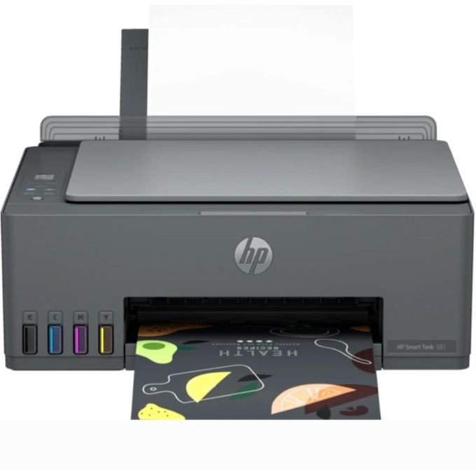 Hp Genuine Smart Tank 581 Copy, Print,Scan,Wifi All-in-One Printer, No Ink Catridge Needed