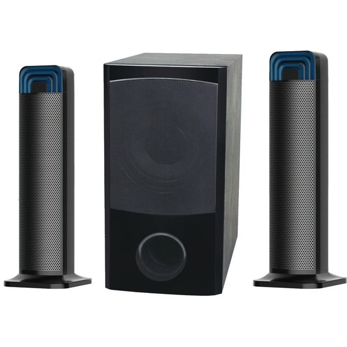 Global Star GS-002 2.1CH Sound Bar System - Bluetooth, FM Radio - Black