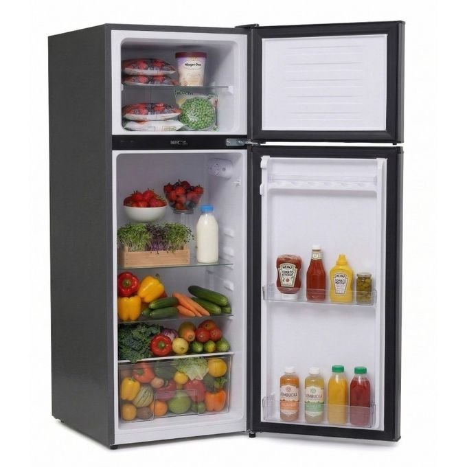 SPJ 189L Double Door Refrigerator / Fridge  - Grey