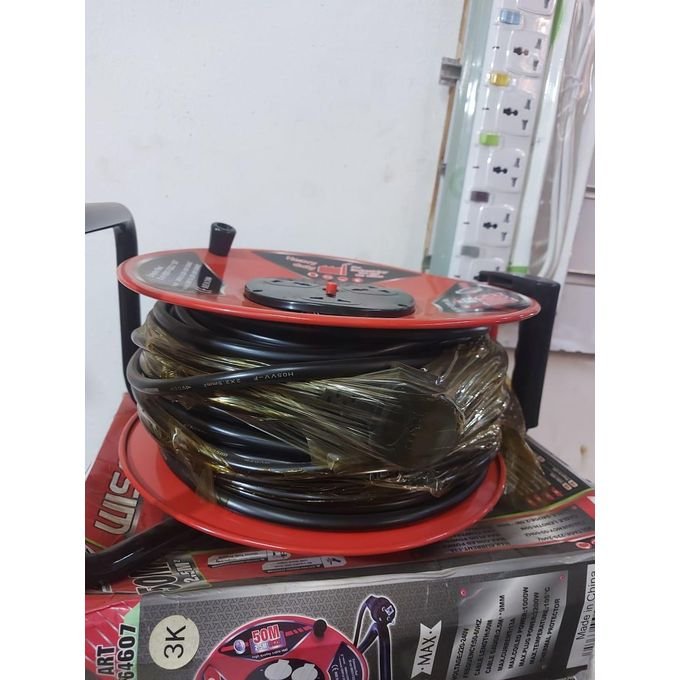 50m WISEUP Heavy Duty 2.5mm Industrial Electric Power Cable