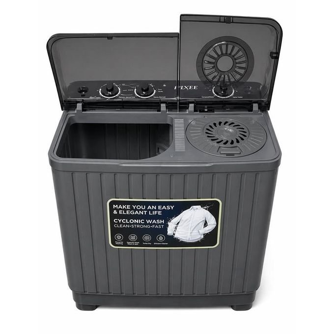 Pixel 6kg Twin Tub Washing Machine - Grey (1YR WRNTY)