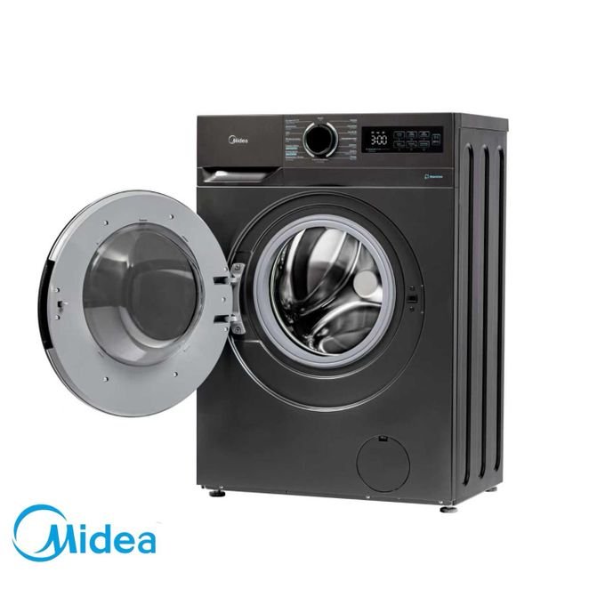 Midea 7kg Front Loading Washing Machine- MF110W70T black