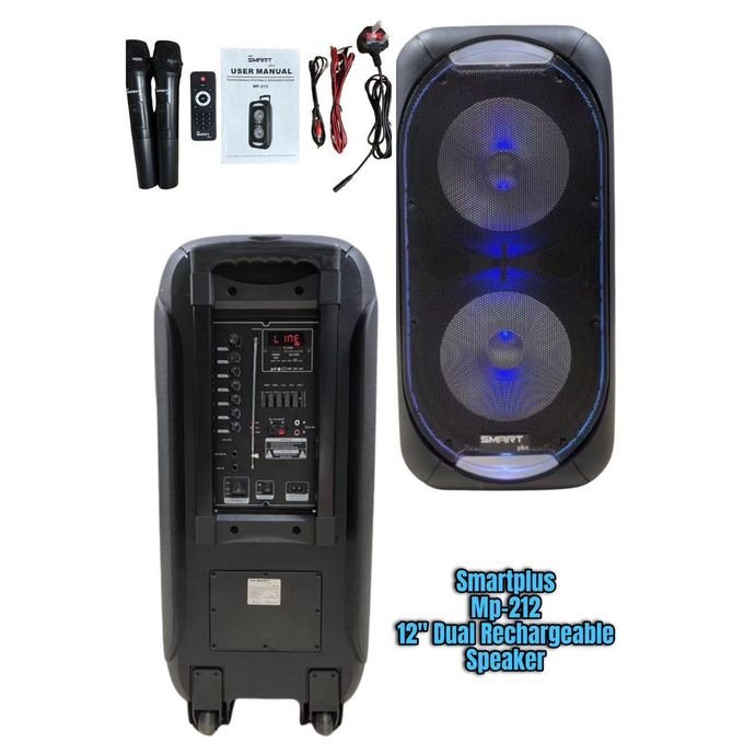 Smartplus 12 Inch Rechargeable Multimedia speaker 18000 Watts - (1YRS WRNTY)
