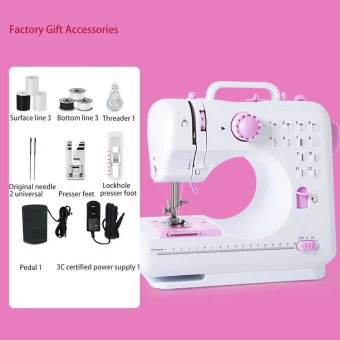 Portable Mini Sewing Machine - Multicolor