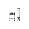 4.1m Aluminum Telescopic Extension Ladder – Multicolor