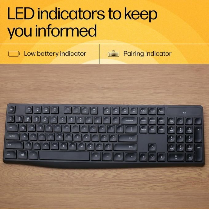 HP Original Wireless Keyboard & Mouse Combo – Black