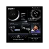 Oraimo SpaceBuds Wireless Bluetooth Earbuds – 50dB Hybrid ANC Noise Cancellation, Dark Grey