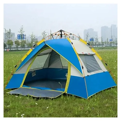 Automatic 4-Person Camping Tent – Multicolor Family Outdoor Tent