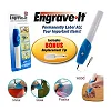 Battery Powered Engraving Pen with 2 Tips – Cordless Rotary Carving Tool