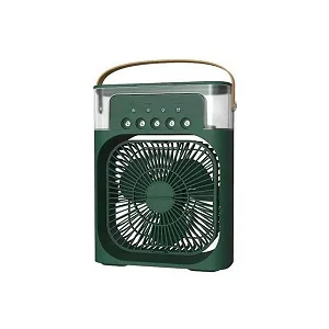 Mini USB Cooling Fan with Water Mist, Humidifier and LED Night Light