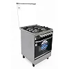 60×60cm Saachi 3 Gas + 1 Electric Stove Cooker with Electric Oven  – Silver