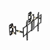 Heavy Duty Full Motion TV Wall Mount 75–100 Inches – Strong Adjustable TV Bracket – Black
