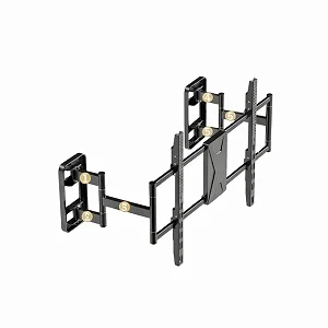 Heavy Duty Full Motion TV Wall Mount 75–100 Inches – Strong Adjustable TV Bracket – Black
