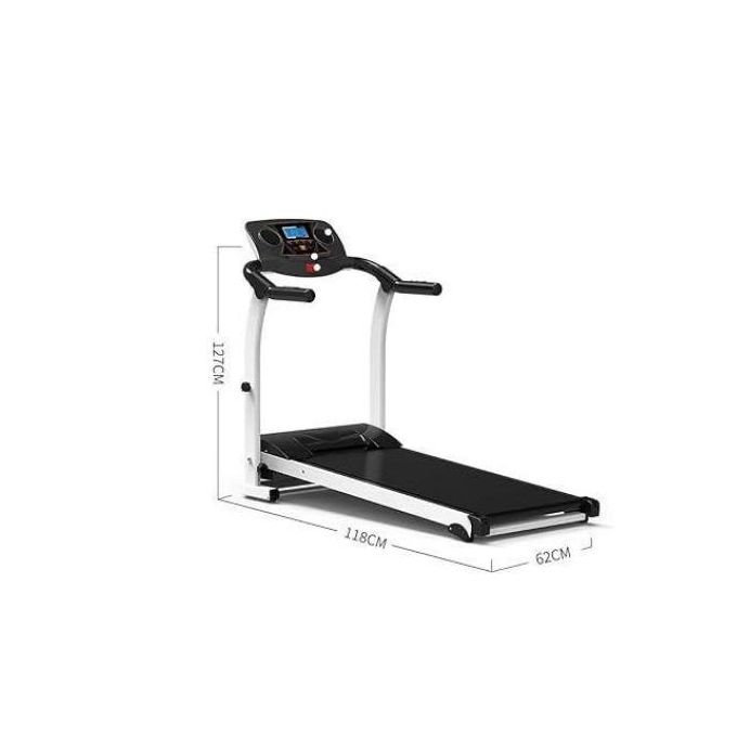 Foldable Electric Motorized Treadmill with Manual Incline – Home Fitness Machine