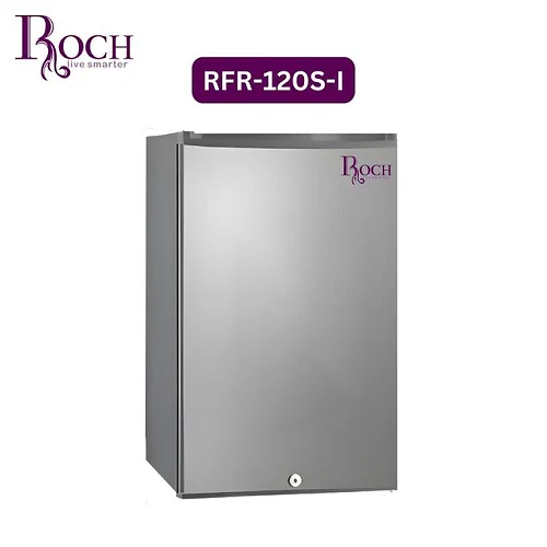 Roch 120 Liters Single Door Refrigerator – Silver (2YRS WRNTY)