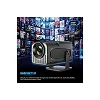 HY320 Mini Portable Projector – 5G WiFi Smart Home Theater Projector – Black