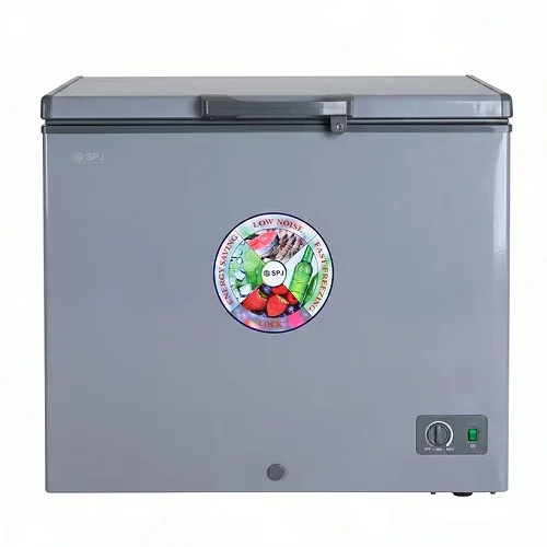 SPJ 400L Deep Freezer / Chest Freezer – Energy Saving, Fast Freezing, Lockable Lid - Grey (5 Years Warranty)