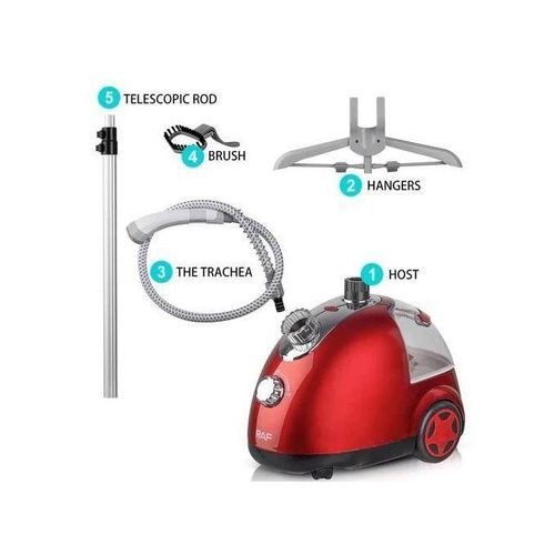 RAF Vertical Garment Steamer 1700ml - Red