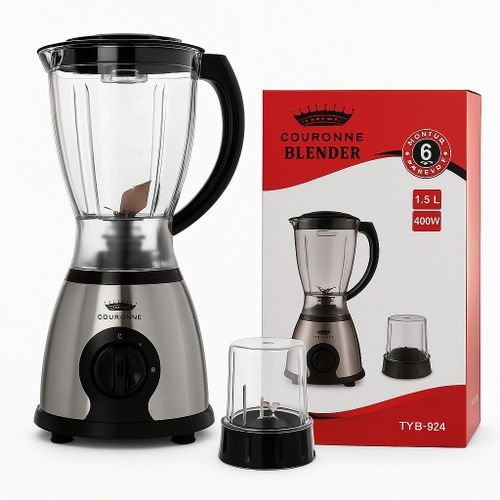Couronne Blender 1.5L 400W Durable Stainless Steel Blender