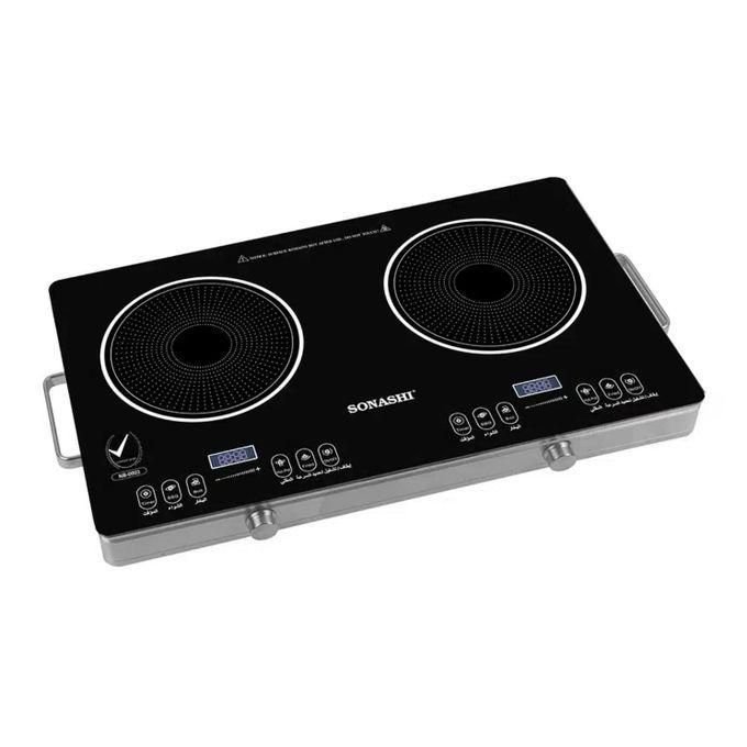 Sonashi Double Infrared Cooker With Touch Sensor Control – Black