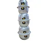 Cookware 8 Set Saucepans – Silver