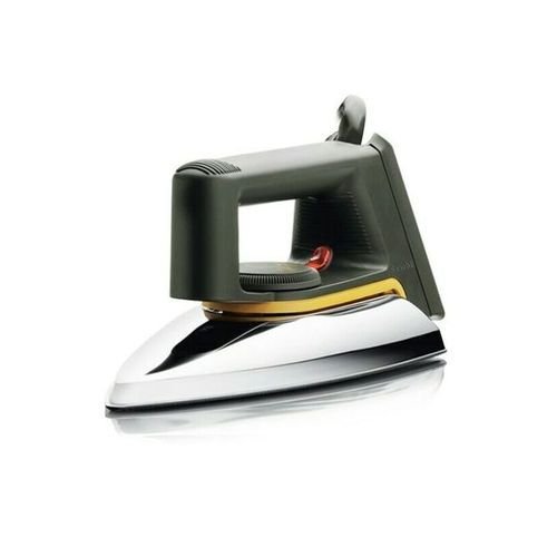 Electric Non Stick Dry Flat Iron - Silver